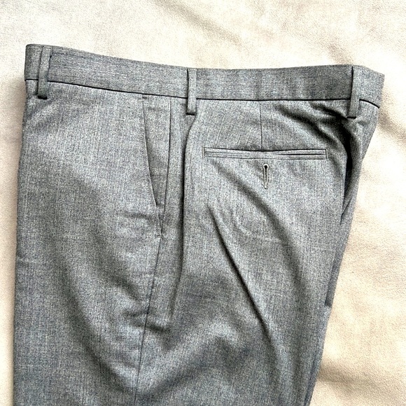 J. Crew Mens Dress Pants | size 34W x 32L | Slim Bedford | Grey - Picture 2 of 12